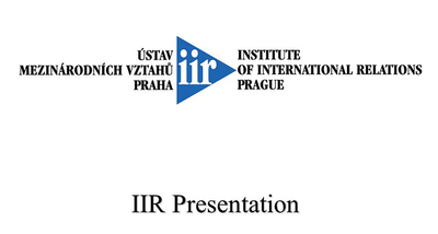 institute of international relations prague internship